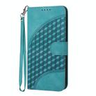 For vivo S9 Elephant Head Embossed Phone Leather Case with Lanyard(Light Blue) - 2