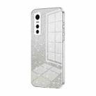 For vivo S7e / Y73s Gradient Glitter Powder Electroplated Phone Case(Transparent) - 1