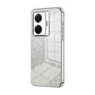 For vivo S15e / T1 Pro Gradient Glitter Powder Electroplated Phone Case(Silver) - 1