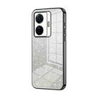 For vivo S15e / T1 Pro Gradient Glitter Powder Electroplated Phone Case(Black) - 1