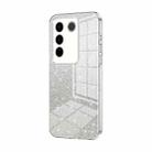 For vivo S16 Pro / S16 / V27 / V27 Pro Gradient Glitter Powder Electroplated Phone Case(Transparent) - 1