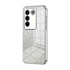 For vivo S16 Pro / S16 / V27 / V27 Pro Gradient Glitter Powder Electroplated Phone Case(Silver) - 1