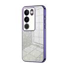 For vivo S17 / S17 Pro / S17t / V29 Gradient Glitter Powder Electroplated Phone Case(Purple) - 1