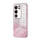 For vivo S17 / S17 Pro / S17t / V29 Gradient Glitter Powder Electroplated Phone Case(Pink) - 1