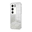 For vivo S17 / S17 Pro / S17t / V29 Gradient Glitter Powder Electroplated Phone Case(Transparent) - 1