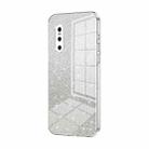 For vivo X27 Gradient Glitter Powder Electroplated Phone Case(Transparent) - 1