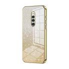 For vivo X27 Pro Gradient Glitter Powder Electroplated Phone Case(Gold) - 1