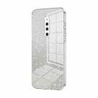 For vivo X27 Pro Gradient Glitter Powder Electroplated Phone Case(Transparent) - 1