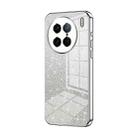 For vivo X90 Pro Gradient Glitter Powder Electroplated Phone Case(Silver) - 1