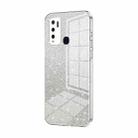 For vivo Y50 / Y30 Gradient Glitter Powder Electroplated Phone Case(Transparent) - 1