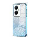 For vivo Y78+ 5G / Y78 / V29 Lite Gradient Glitter Powder Electroplated Phone Case(Blue) - 1