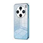 For vivo X100s Pro Gradient Glitter Powder Electroplated Phone Case(Blue) - 1