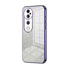 For vivo S19 Pro Gradient Glitter Powder Electroplated Phone Case(Purple) - 1