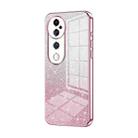 For vivo S19 Pro Gradient Glitter Powder Electroplated Phone Case(Pink) - 1