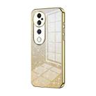 For vivo S19 Pro Gradient Glitter Powder Electroplated Phone Case(Gold) - 1