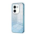 For vivo Y200 Gradient Glitter Powder Electroplated Phone Case(Blue) - 1