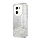 For vivo Y200 Gradient Glitter Powder Electroplated Phone Case(Transparent) - 1