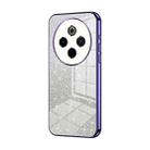 For vivo Y300 Pro Gradient Glitter Powder Electroplated Phone Case(Purple) - 1