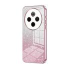 For vivo Y300 Pro Gradient Glitter Powder Electroplated Phone Case(Pink) - 1