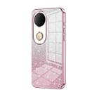 For vivo S20 Gradient Glitter Powder Electroplated Phone Case(Pink) - 1