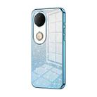 For vivo S20 Gradient Glitter Powder Electroplated Phone Case(Blue) - 1
