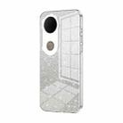 For vivo S20 Gradient Glitter Powder Electroplated Phone Case(Transparent) - 1