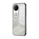 For vivo S20 Gradient Glitter Powder Electroplated Phone Case(Black) - 1