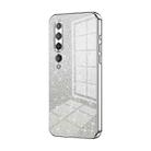 For Xiaomi Mi 10 5G Gradient Glitter Powder Electroplated Phone Case(Silver) - 1