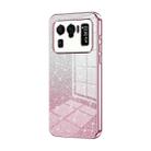 For Xiaomi Mi 11 Ultra Gradient Glitter Powder Electroplated Phone Case(Pink) - 1