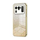 For Xiaomi Mi 11 Ultra Gradient Glitter Powder Electroplated Phone Case(Gold) - 1