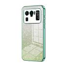 For Xiaomi Mi 11 Ultra Gradient Glitter Powder Electroplated Phone Case(Green) - 1