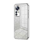 For Xiaomi 12 Pro / 12S Pro Gradient Glitter Powder Electroplated Phone Case(Silver) - 1