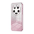 For Xiaomi 13 Ultra Gradient Glitter Powder Electroplated Phone Case(Pink) - 1