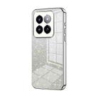 For Xiaomi 14 Pro Gradient Glitter Powder Electroplated Phone Case(Silver) - 1