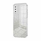 For Xiaomi Mi CC9e / Mi A3 Gradient Glitter Powder Electroplated Phone Case(Transparent) - 1