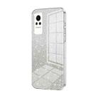 For Xiaomi Civi / Civi 1S Gradient Glitter Powder Electroplated Phone Case(Transparent) - 1