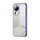 For Xiaomi Civi 2 / 13 Lite Gradient Glitter Powder Electroplated Phone Case(Purple) - 1