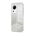 For Xiaomi Civi 2 / 13 Lite Gradient Glitter Powder Electroplated Phone Case(Transparent) - 1