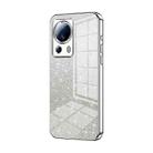 For Xiaomi Civi 2 / 13 Lite Gradient Glitter Powder Electroplated Phone Case(Silver) - 1