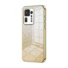 For Xiaomi Mix 4 Gradient Glitter Powder Electroplated Phone Case(Gold) - 1