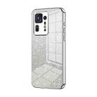 For Xiaomi Mix 4 Gradient Glitter Powder Electroplated Phone Case(Silver) - 1