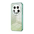 For Xiaomi 14 Ultra Gradient Glitter Powder Electroplated Phone Case(Green) - 1