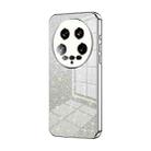 For Xiaomi 14 Ultra Gradient Glitter Powder Electroplated Phone Case(Silver) - 1
