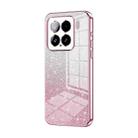 For Xiaomi 15 Gradient Glitter Powder Electroplated Phone Case(Pink) - 1