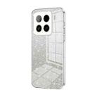 For Xiaomi 15 Gradient Glitter Powder Electroplated Phone Case(Transparent) - 1