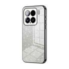 For Xiaomi 15 Gradient Glitter Powder Electroplated Phone Case(Black) - 1