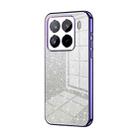 For Xiaomi 15 Pro Gradient Glitter Powder Electroplated Phone Case(Purple) - 1