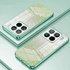 For Xiaomi 15 Pro Gradient Glitter Powder Electroplated Phone Case(Green) - 2