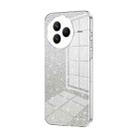 For Xiaomi Civi 5 Pro Gradient Glitter Powder Electroplated Phone Case(Transparent) - 1