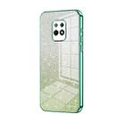 For Xiaomi Redmi 10X 5G Gradient Glitter Powder Electroplated Phone Case(Green) - 1